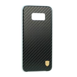 Galaxy S8 Carbon Fiber Armor Hybrid Case (Black)